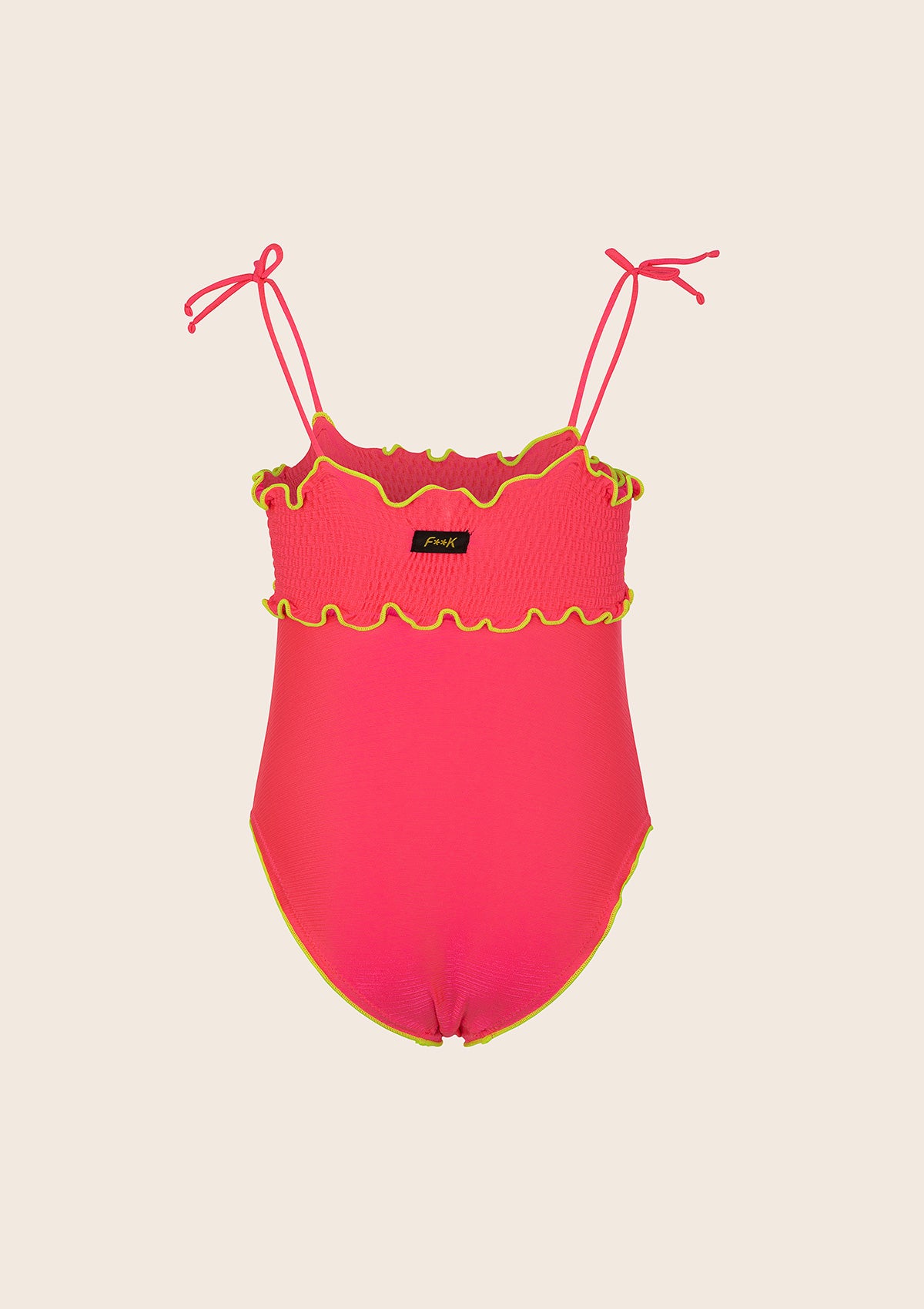 Monokini i porsalindur f ** k fuchsia fluo b2a22mk -ff