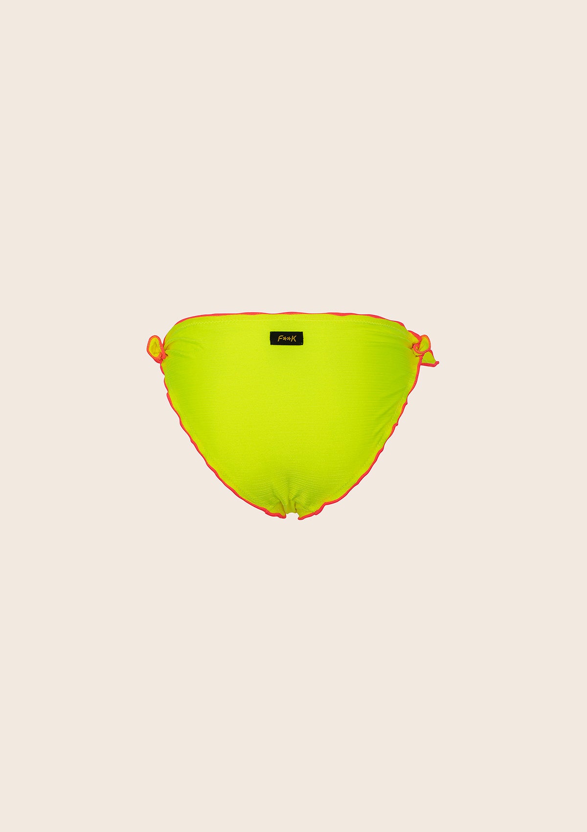 Slip Neonata F**K Giallo Fluo B4A20BB-FY