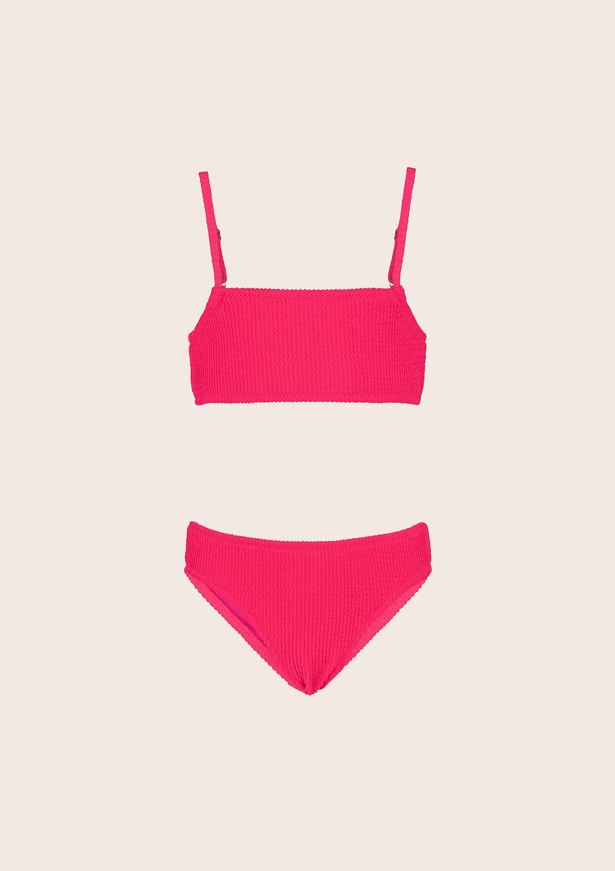 Bikini dziewczyna F**K Top z Slip Naprawiono Fuchsia G1L01UF-FX