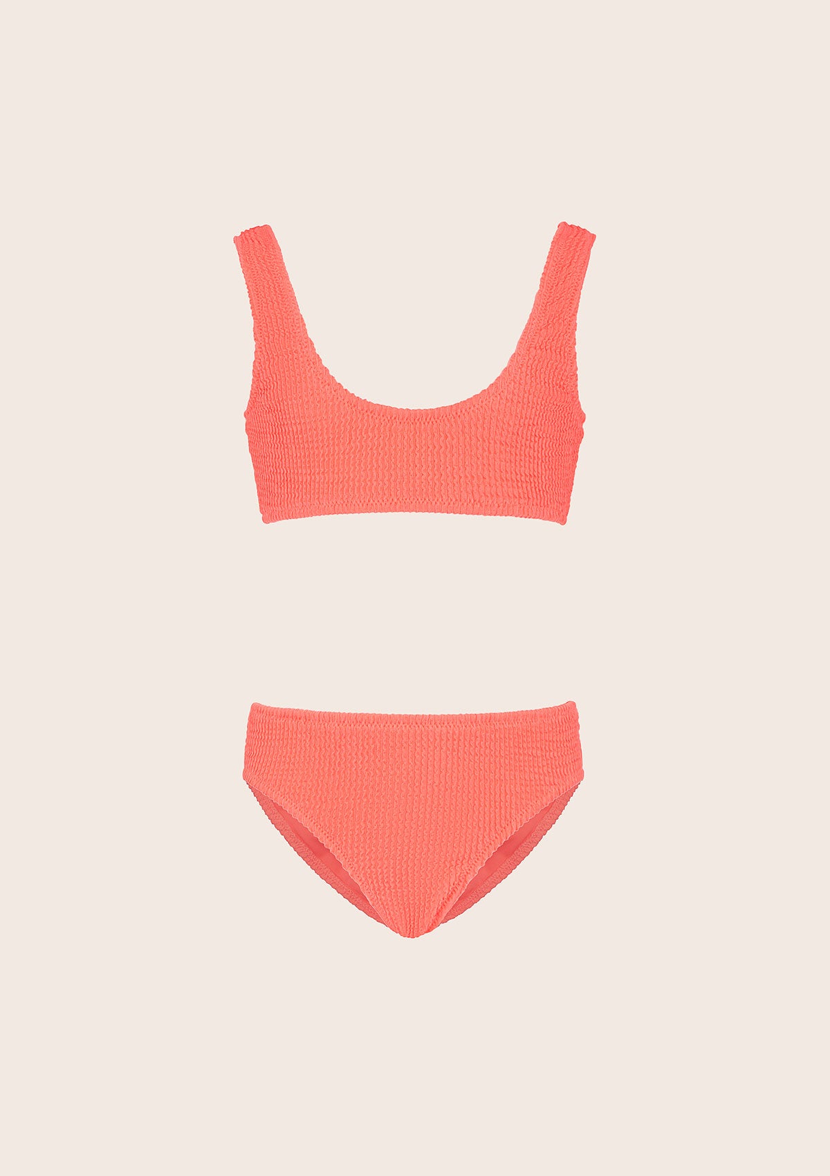 Menina de biquíni F**K Cubra com Slip Fluo de coral fixo G1L02UF-FC