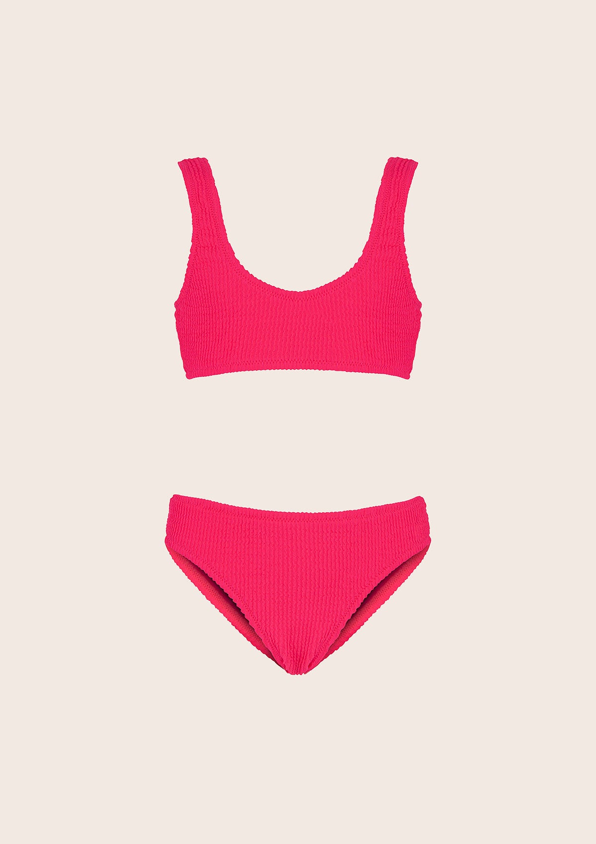 Bikini dziewczyna F**K Top z Slip Naprawiono Fuchsia G1L02UF-FX