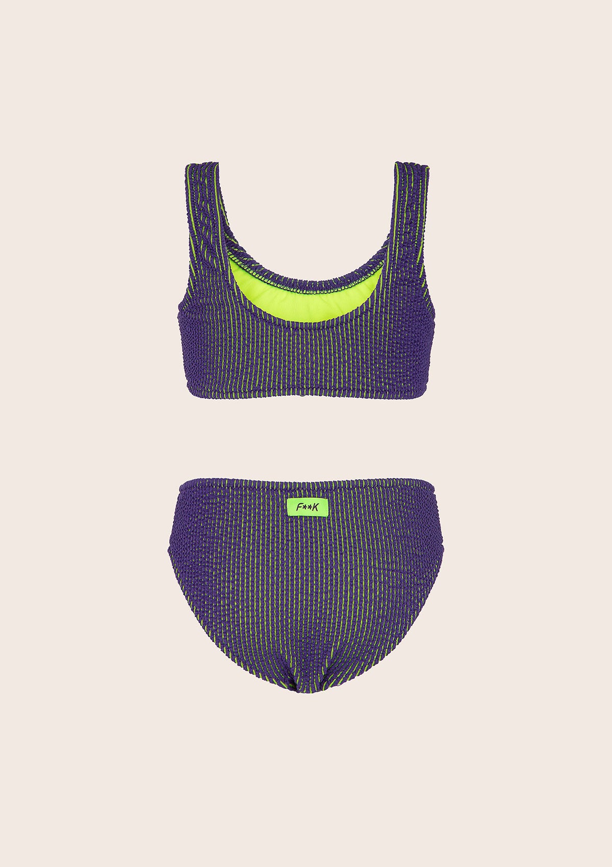 Bikini girl F**K Top with Slip Fixed purple G1L06UF-PRO