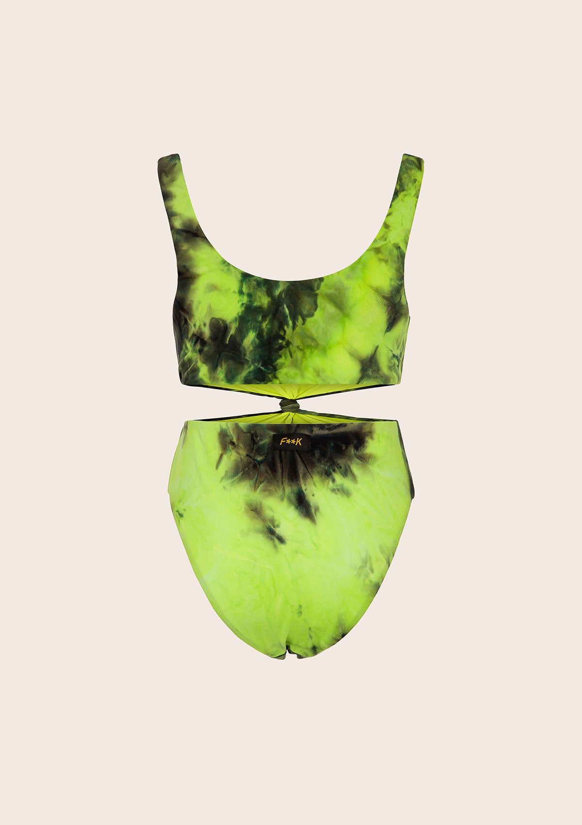 Trikini girl F**K Fluo yellow G3C03TK-FY