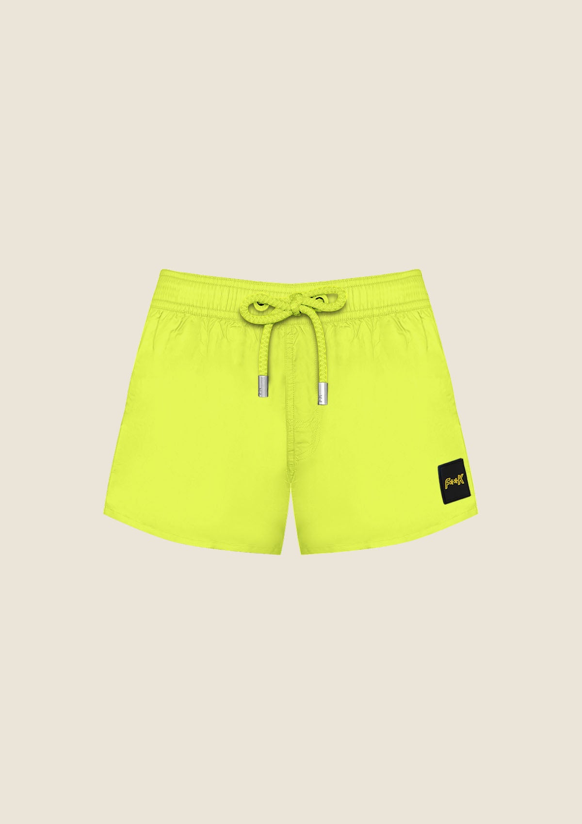 Shorts Neonato F**K Giallo Fluo N01BU02-FY