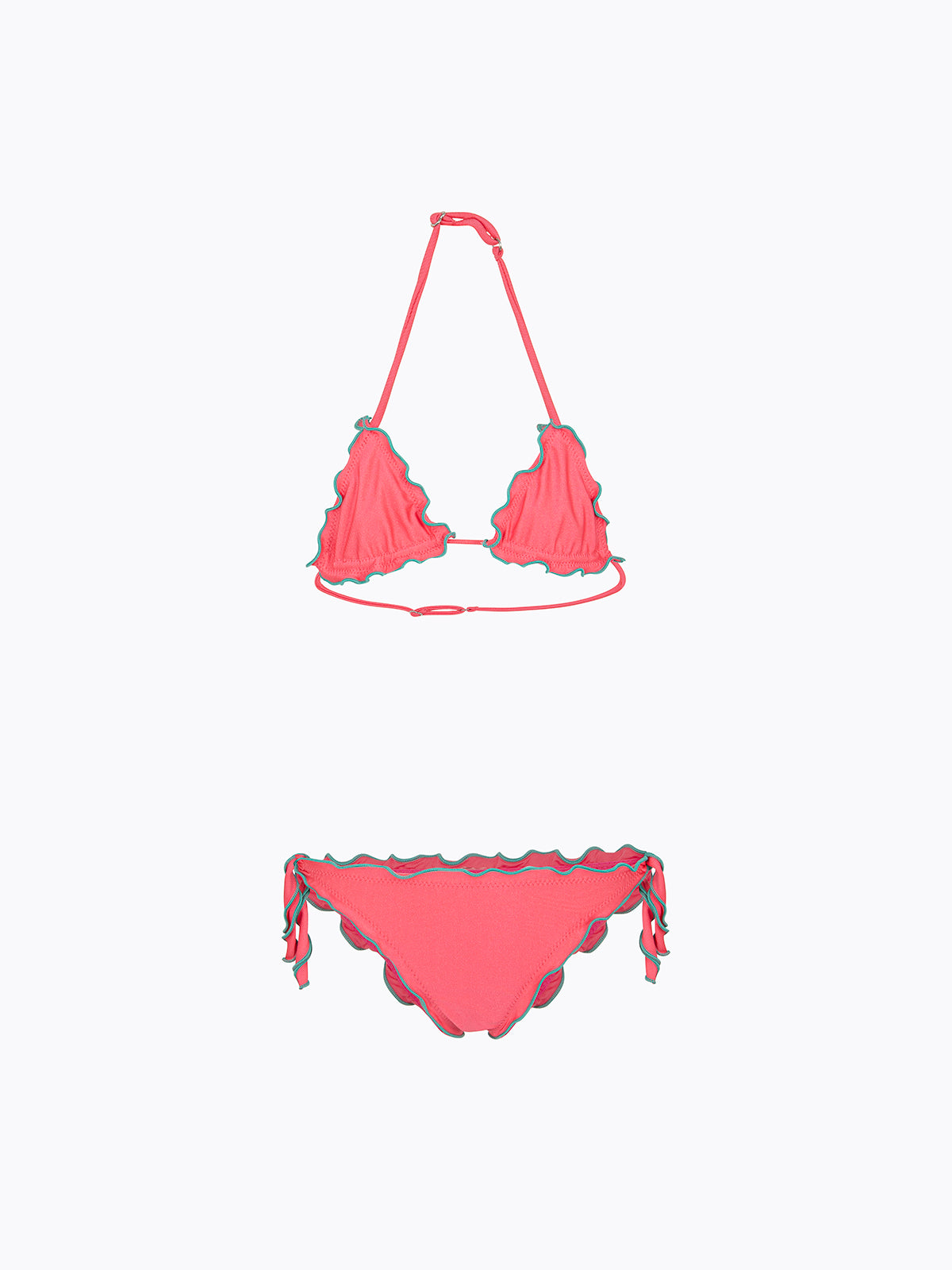 Bikini Bambina F**K Triangolo con Slip Regolabile Fucsia SG0530-FX