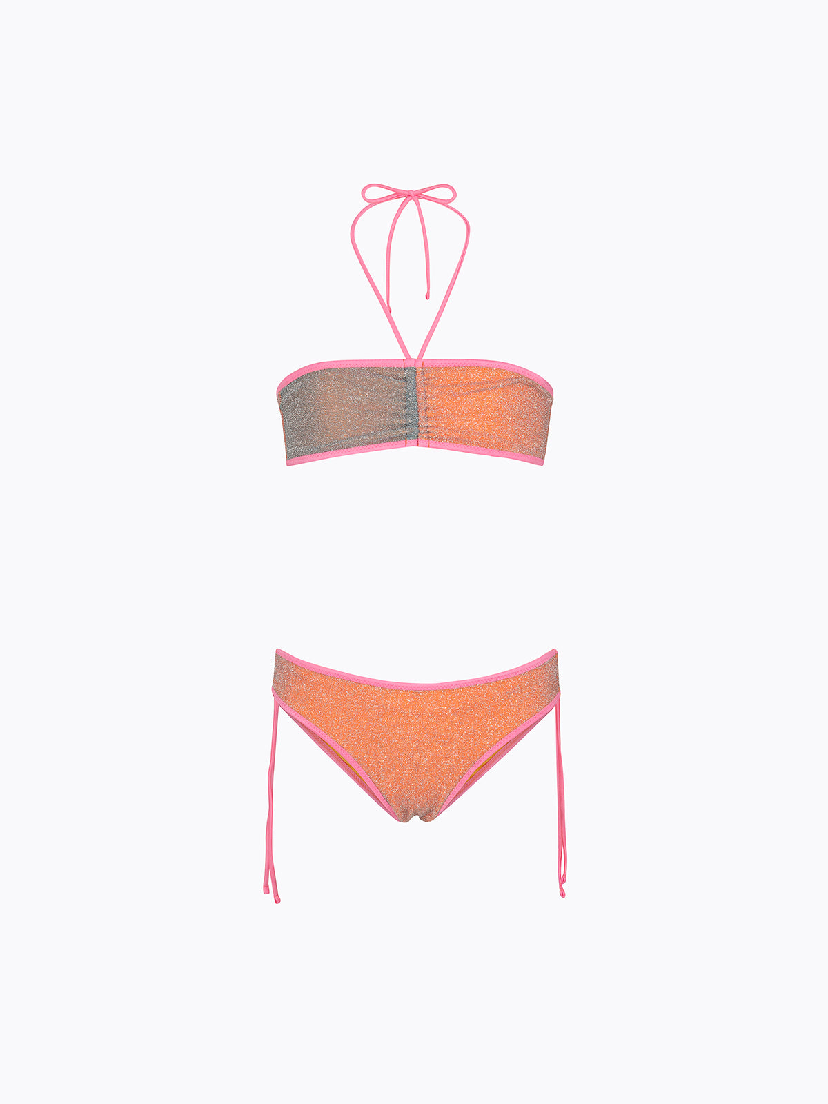 Bikini Bambina F**K Top con Slip Fisso Arancione SG0621-OR