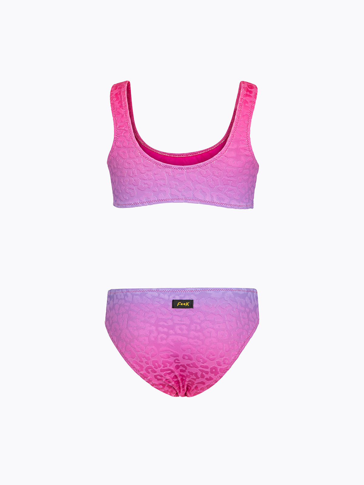 Image of Bikini Bambina F**K Top con Slip Fisso Fantasia SG0681-X92