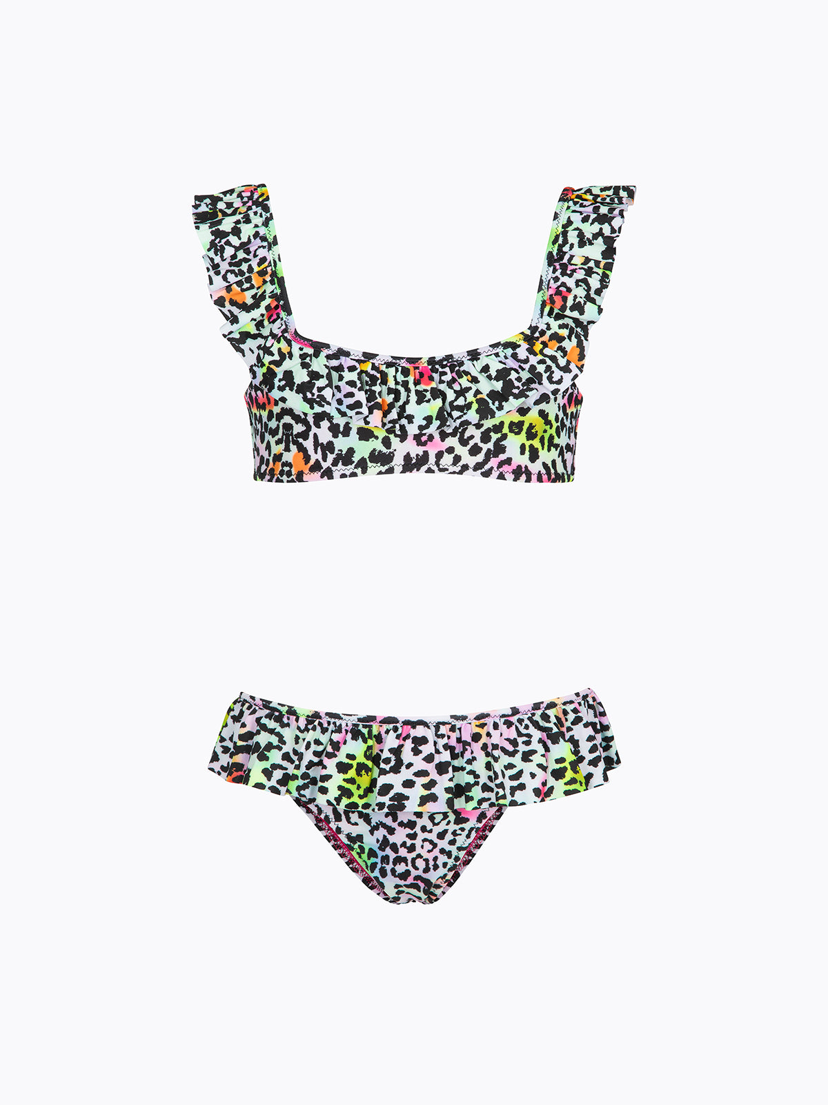 Bikini Bambina F**K Top con Slip Fisso Fantasia SG0720-X67