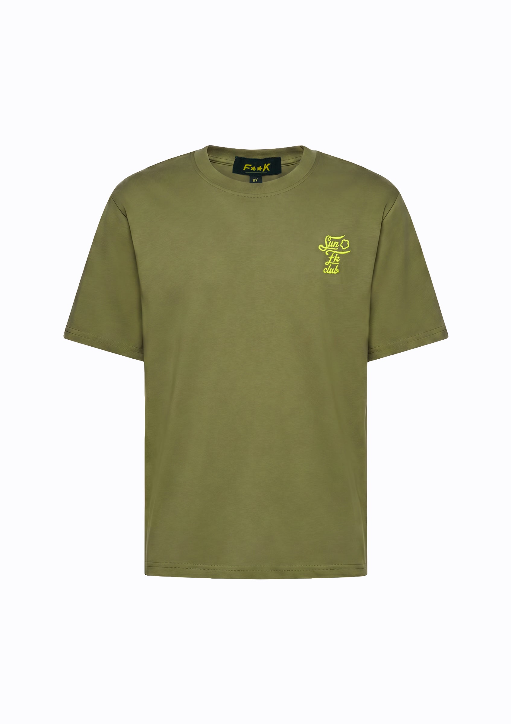 Image of T-Shirt Bambino F**K Verde Militare SJ6001-MG