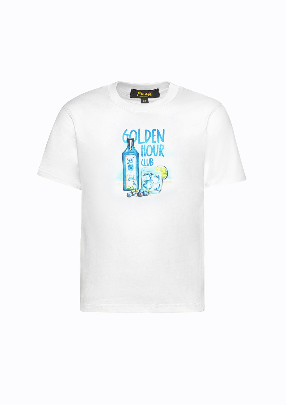 T-Shirt Bambino F**K Bianca SJ6009-WH