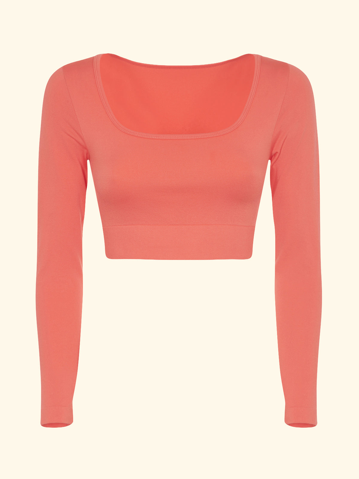 Image of T-Shirt Crop Seamless F**K Corallo 05SM02-CR