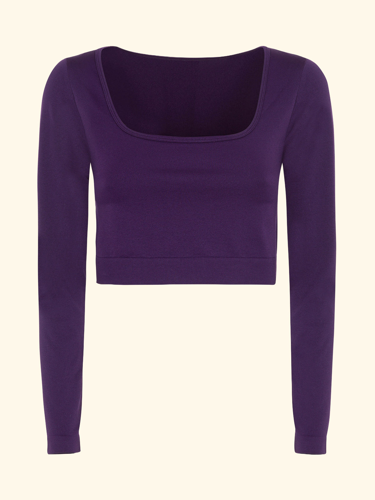 Image of T-Shirt Crop Seamless F**K Purple 05SM02-PR