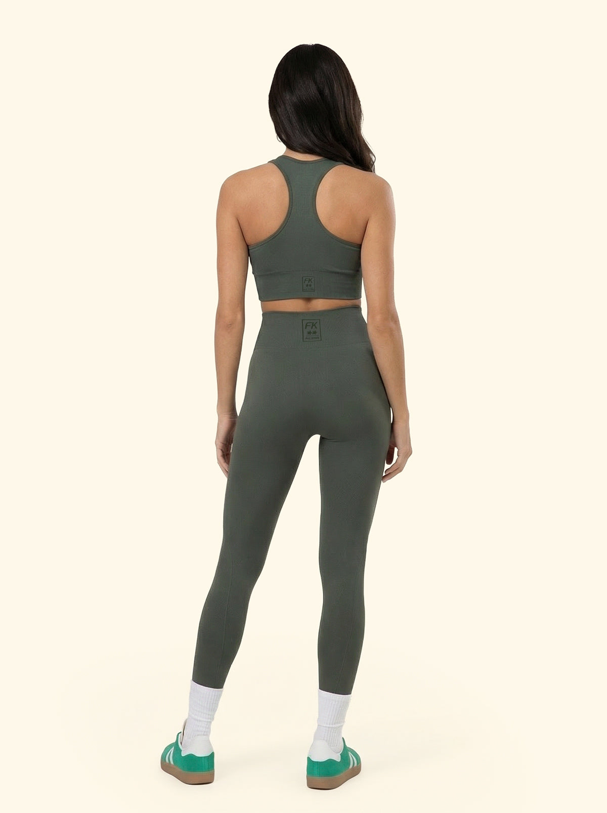 Seamless Top F**K Verde Militare 01SM01-GN