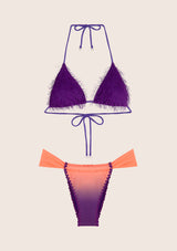 Triangle de bikini et slips brésiliens fixes dose visionnaire