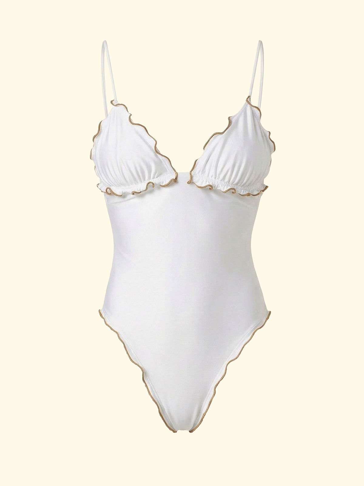 Image of Monoquíni feminino F**K Branco SW1910-WH