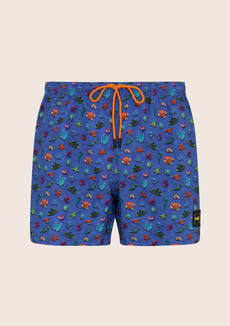 Shorts de fantaisie d'humeur marine