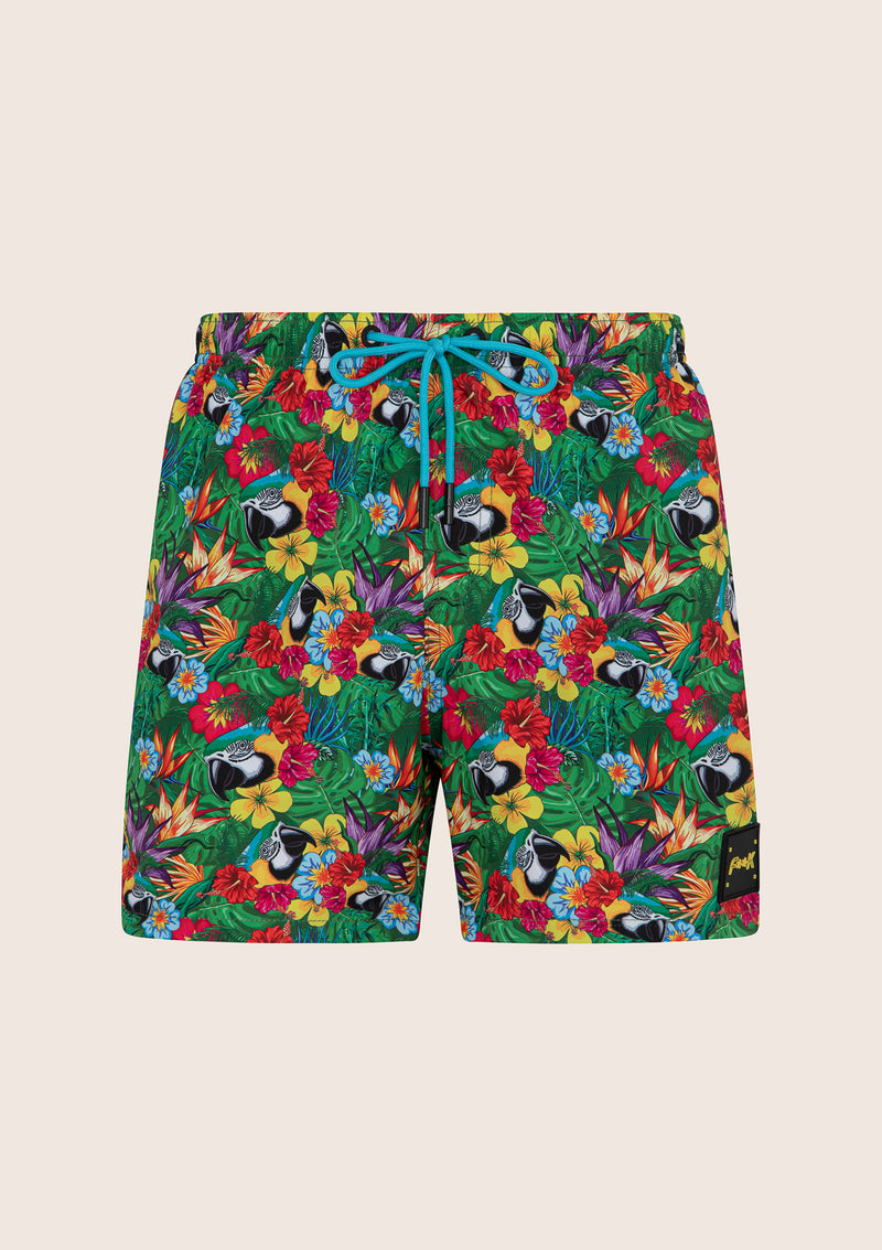 Pantalones cortos de fantasía tropical de humor