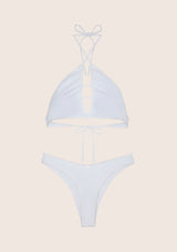 Top bikinis and fixed American briefs Clear