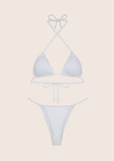 Bikini -Dreieck und einstellbare klare Slips