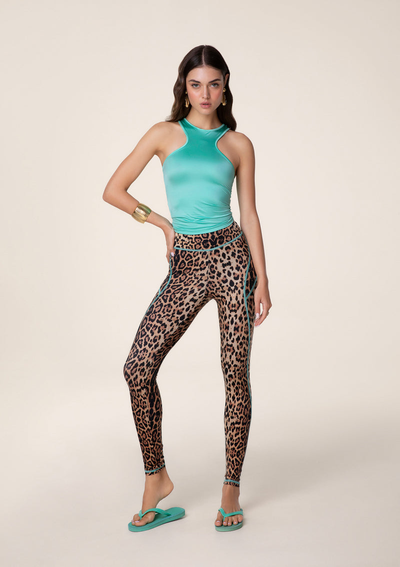 Spotted sports leggings