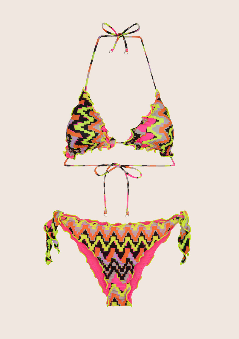 Triángulo de bikini y resúmenes nodos ajustables frou frou ethos