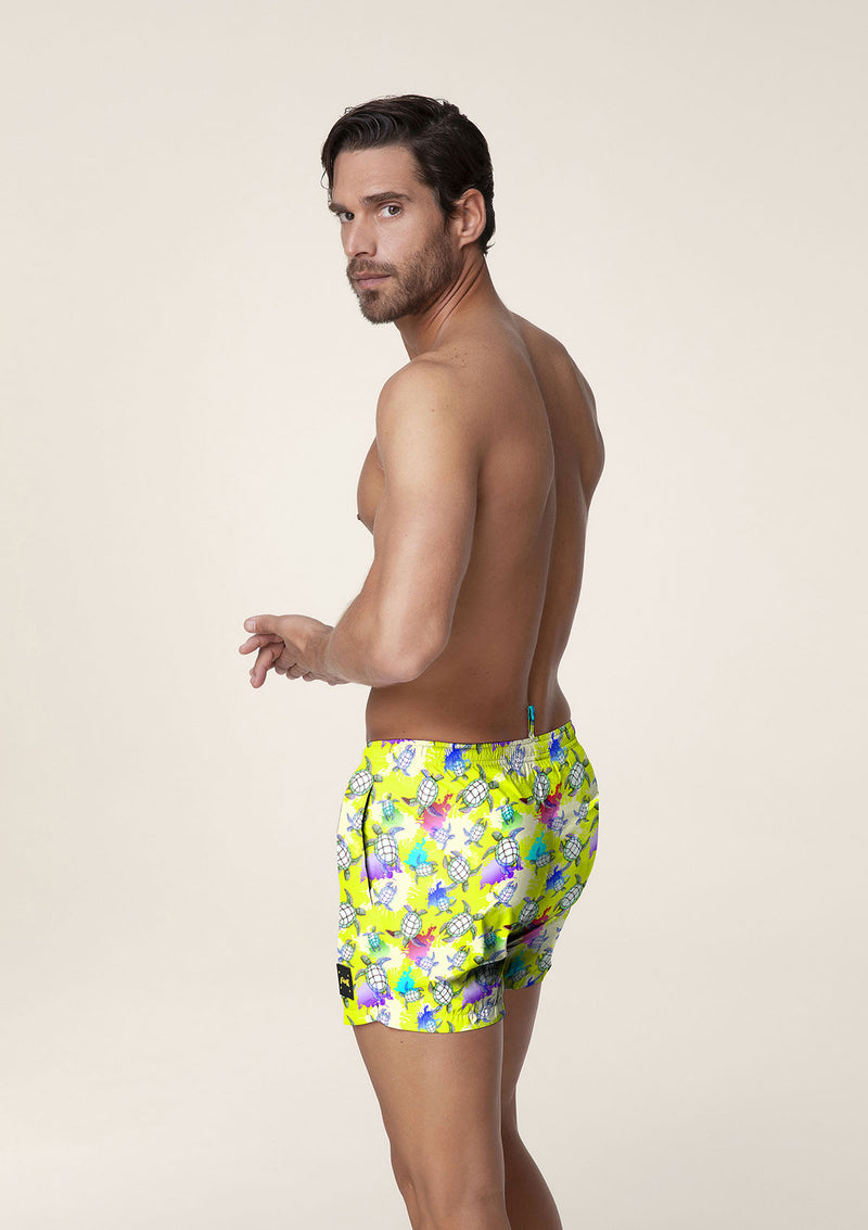 Shorts de fantaisie d'humeur marine