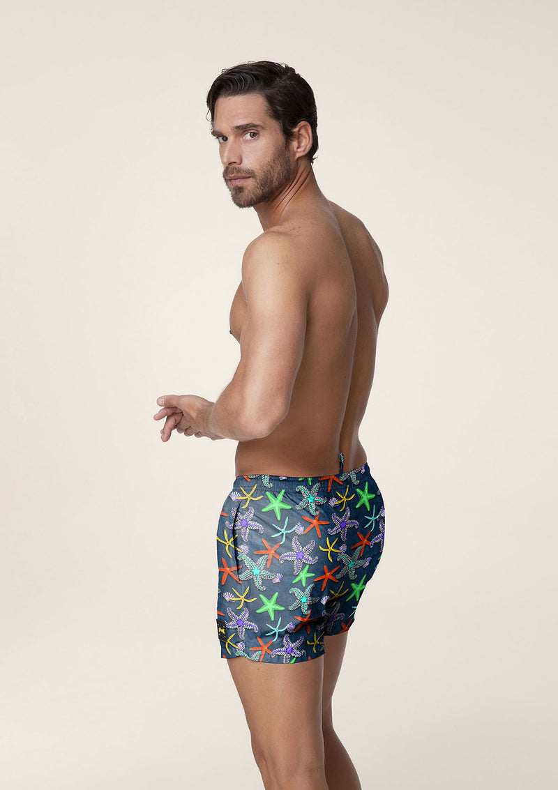 Shorts de fantaisie d'humeur marine