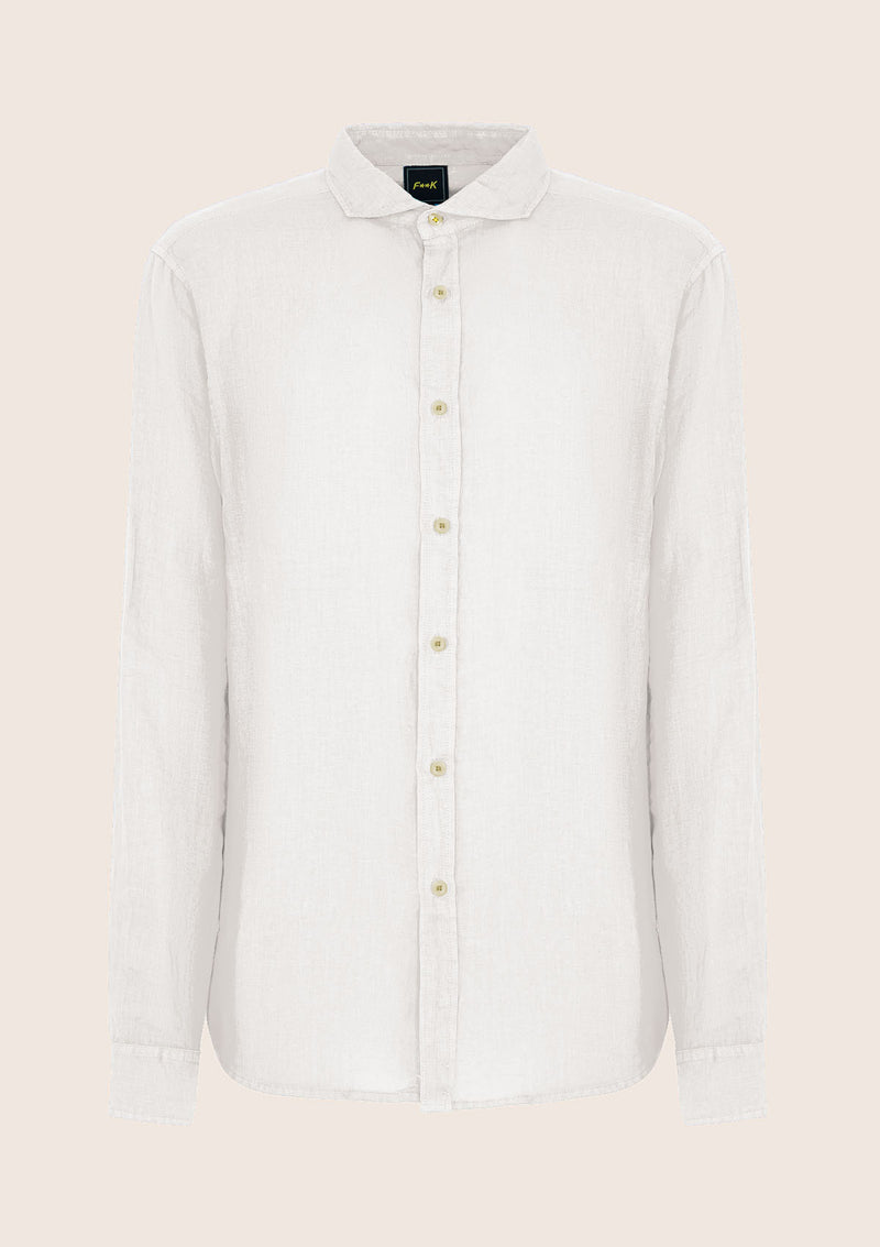 Shirt with French neck