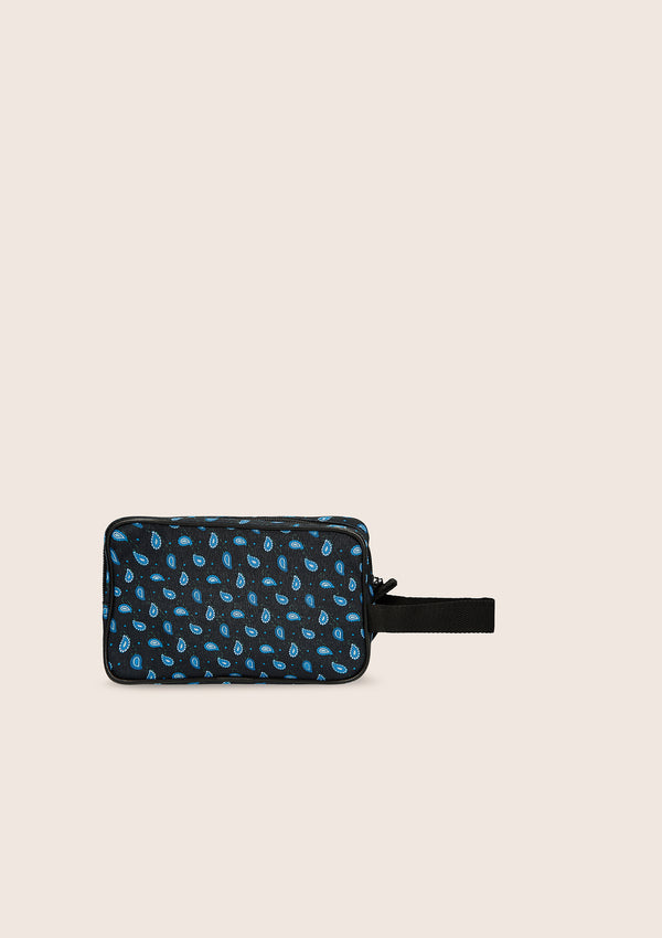 Logo ruh hali mikro desenli debriyaj çantası