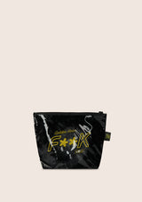 Clutch bag with logo