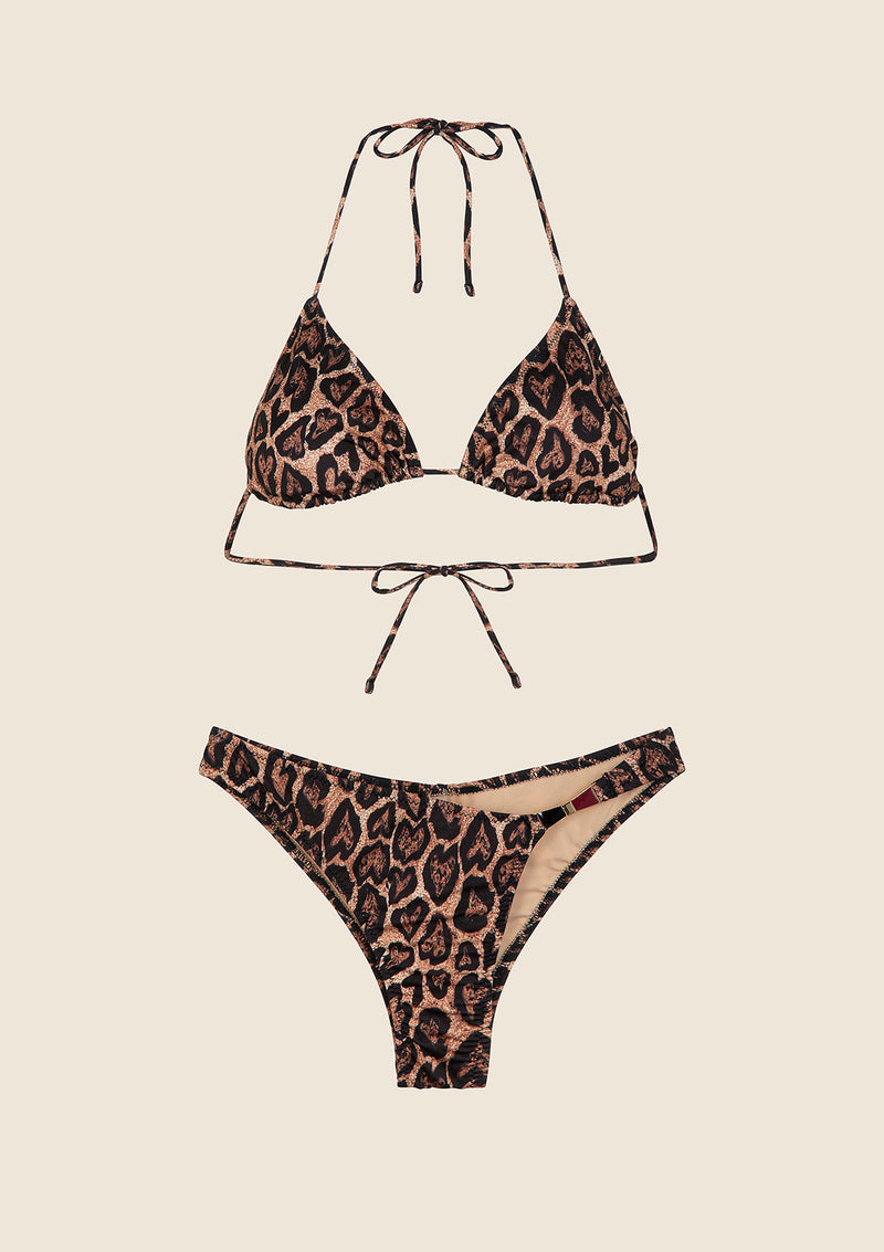 Bikini Donna F**K Triangolo con Slip Fisso Fantasia 0021-X26