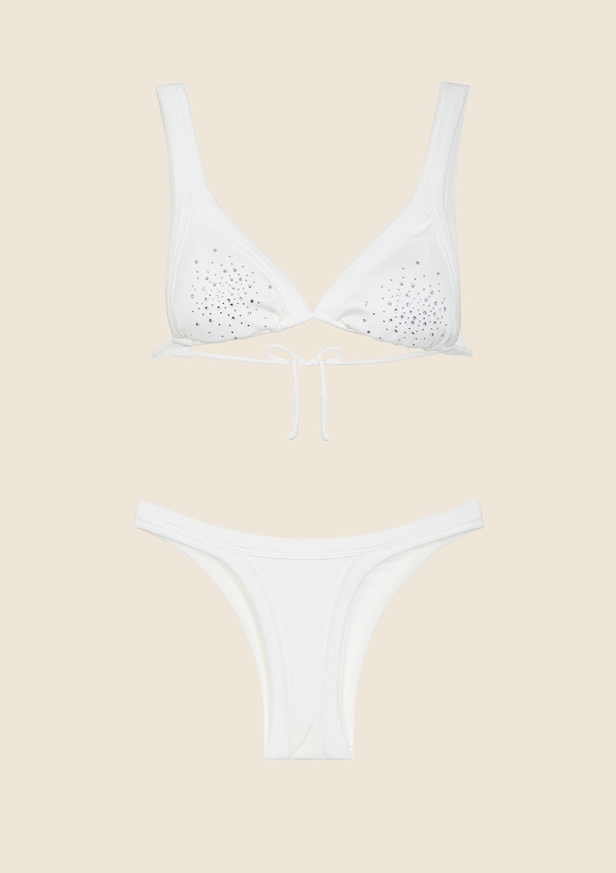 Frau Bikini F**K Dreieck mit Slip Fixed American White 100-who fixe