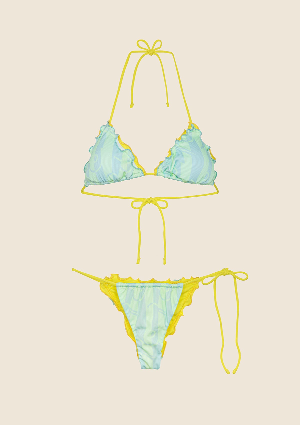 Frau Bikini F**K Dreieck mit Slip Brasilianische verstellbare Fantasie 0130-X36