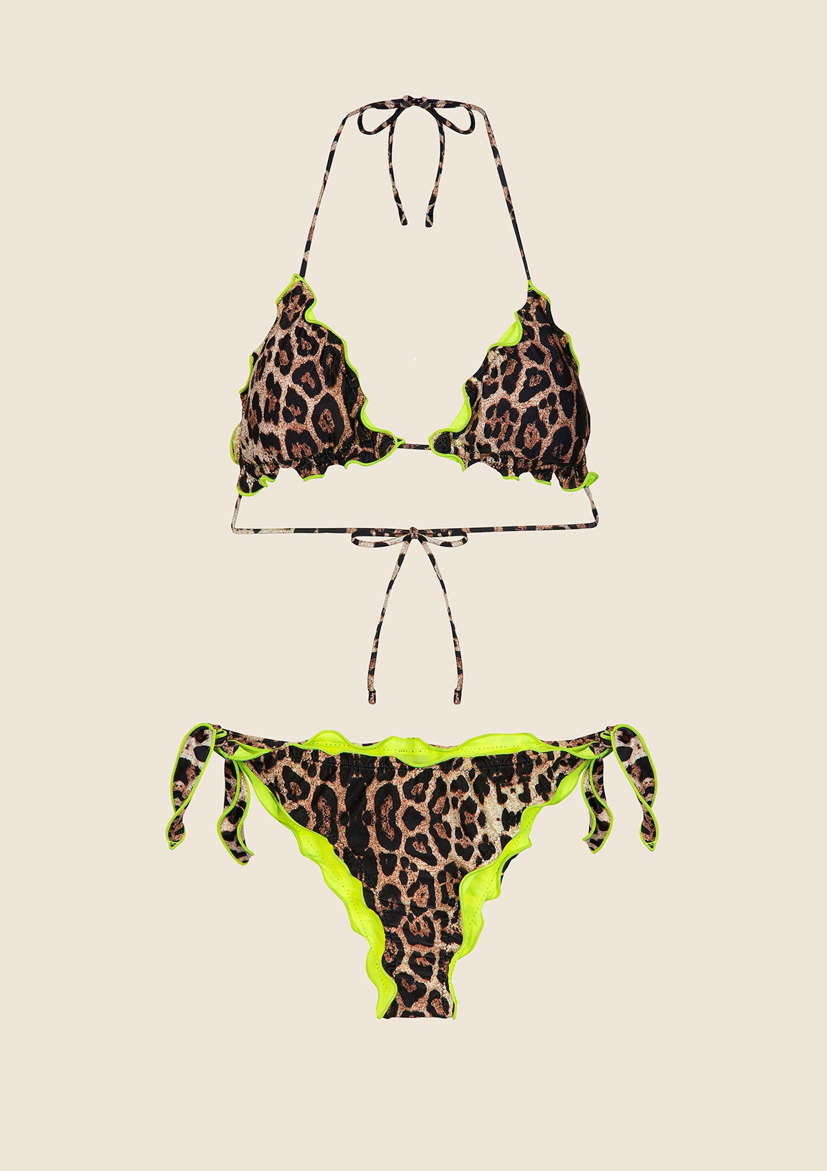 Image of Mujer bikini F**K Triángulo con Slip Fantasía ajustable 0520-X24
