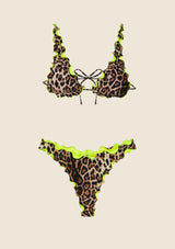 Bikini Donna F**K Triangolo alto con Slip Americano Fisso Fantasia 0522-X24