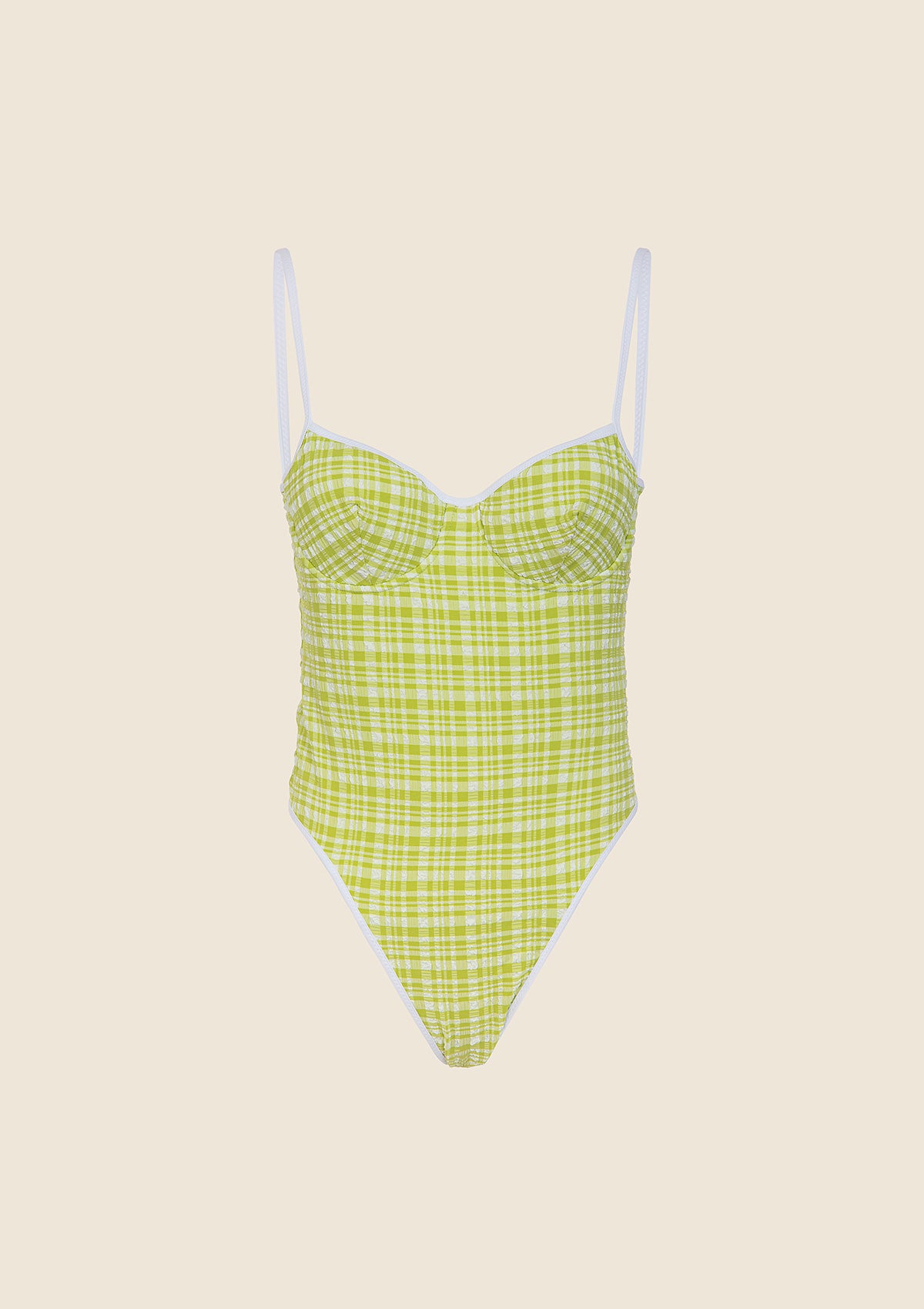 Image of Monokini con Ferretto Donna F**K Verde 0602-GN
