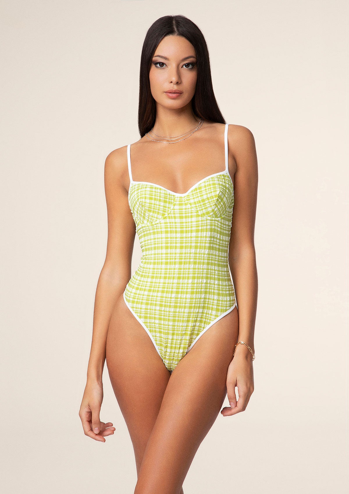 Monokini con Ferretto Donna F**K Verde 0602-GN