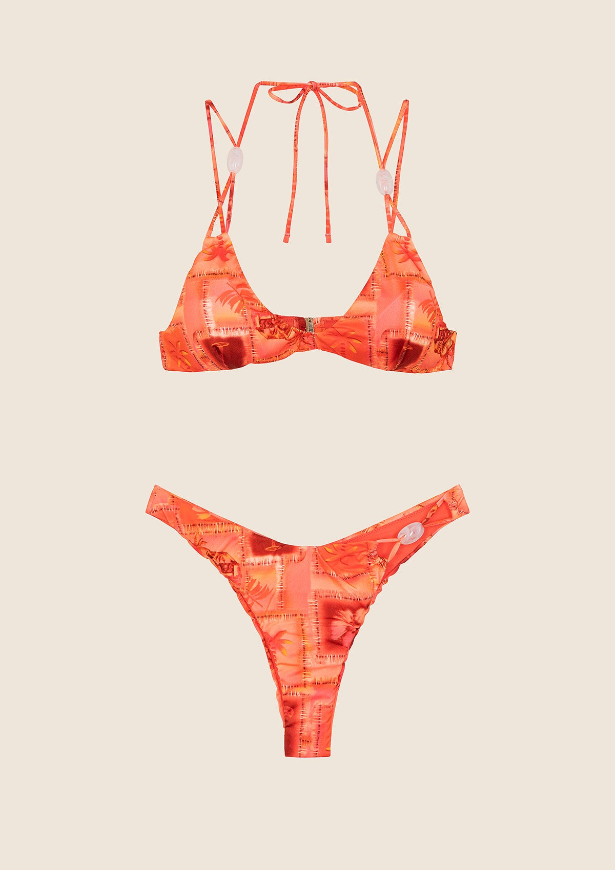 Top Woman Bikini mit Slip Fixed American Fantasy 0711-X16 festgelegt