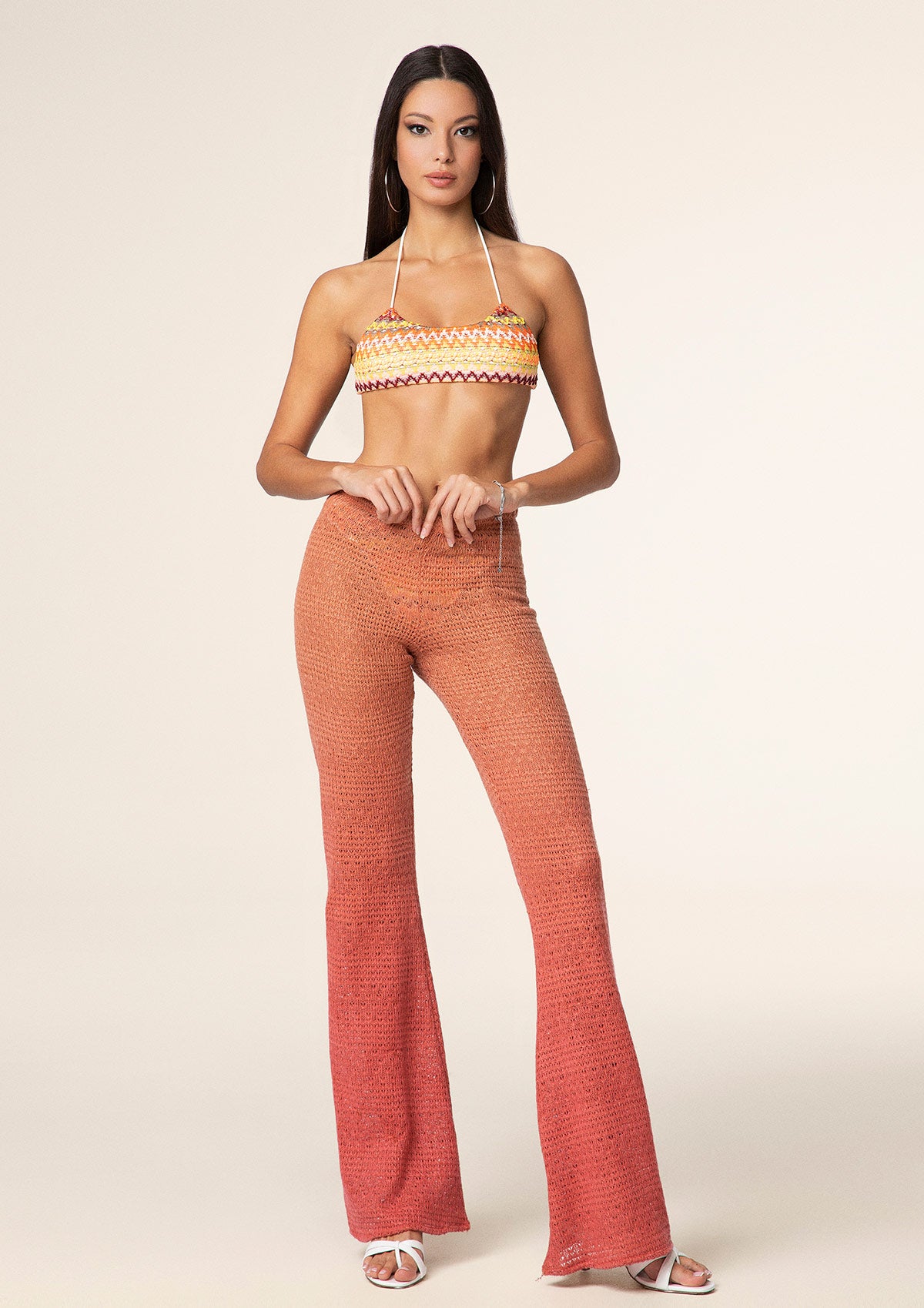 Weibliche Pfotenhose F**K Degradè 0724-X19