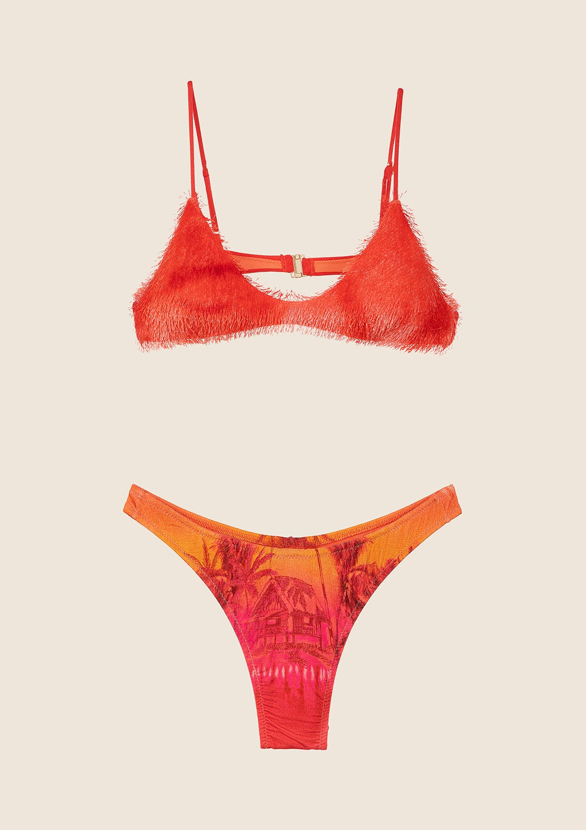 Image of Mujer bikini F**K Cubrir con Slip Fantasía estadounidense fija 0741-X17