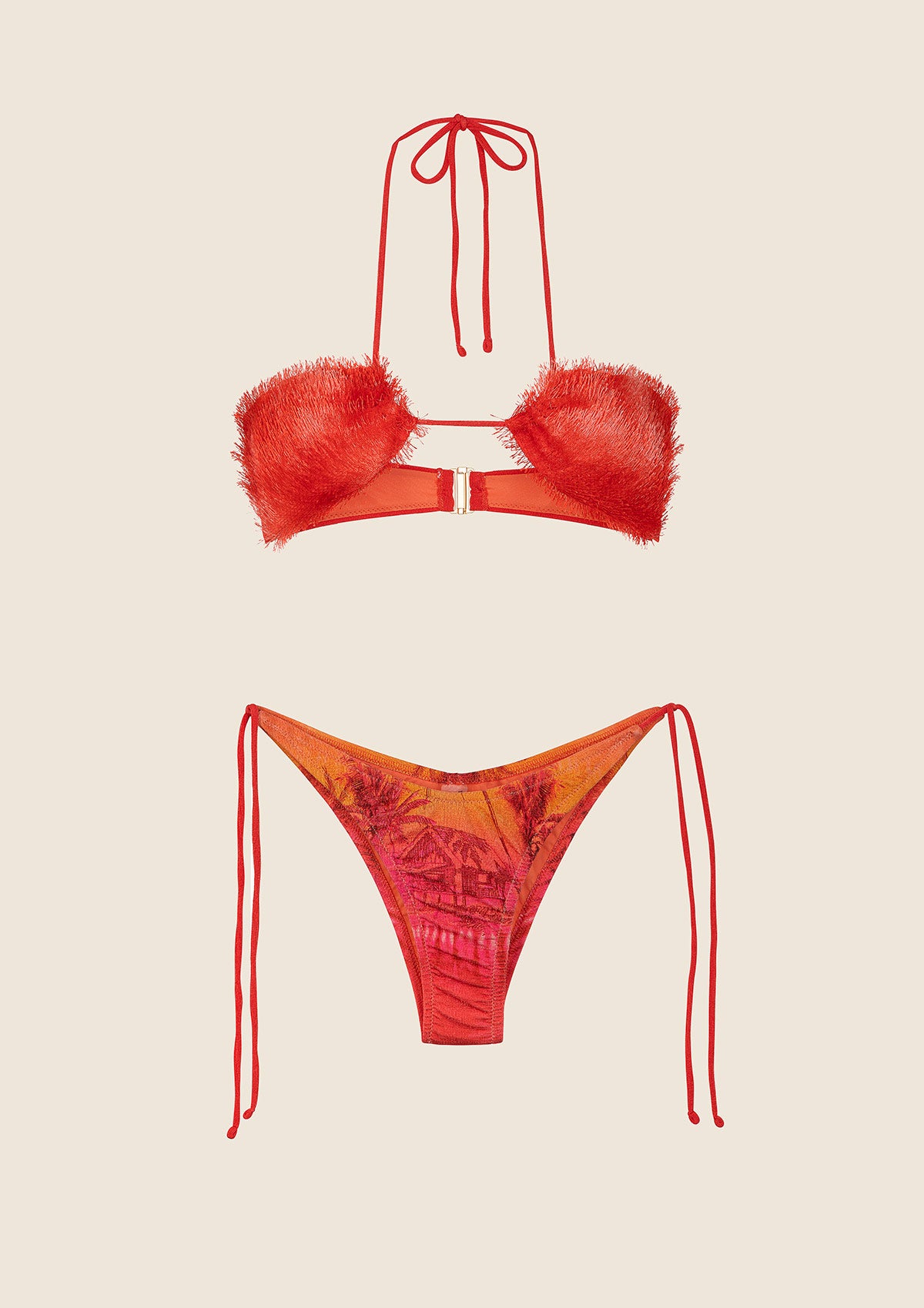 Kobieta bikini F**K Top z Slip Regulowana amerykańska fantazja 0742-x17