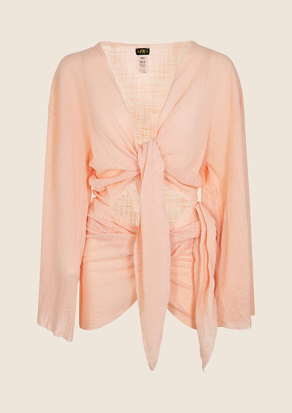 Image of Caftano σύντομη γυναίκα F**K Κοράλλι 0759-cr