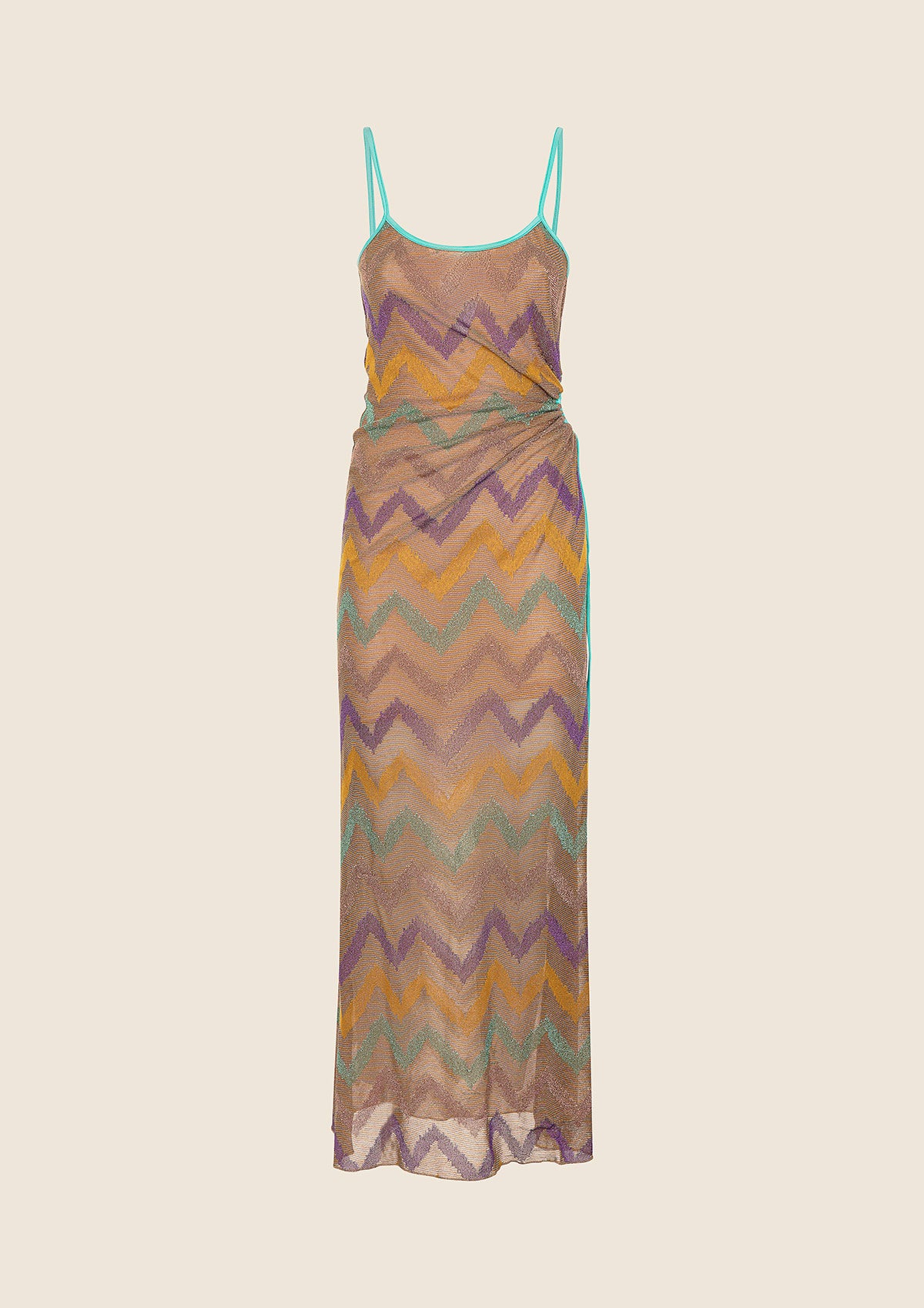 Image of Duga ženska haljina F**K Višebojan 0906-mc