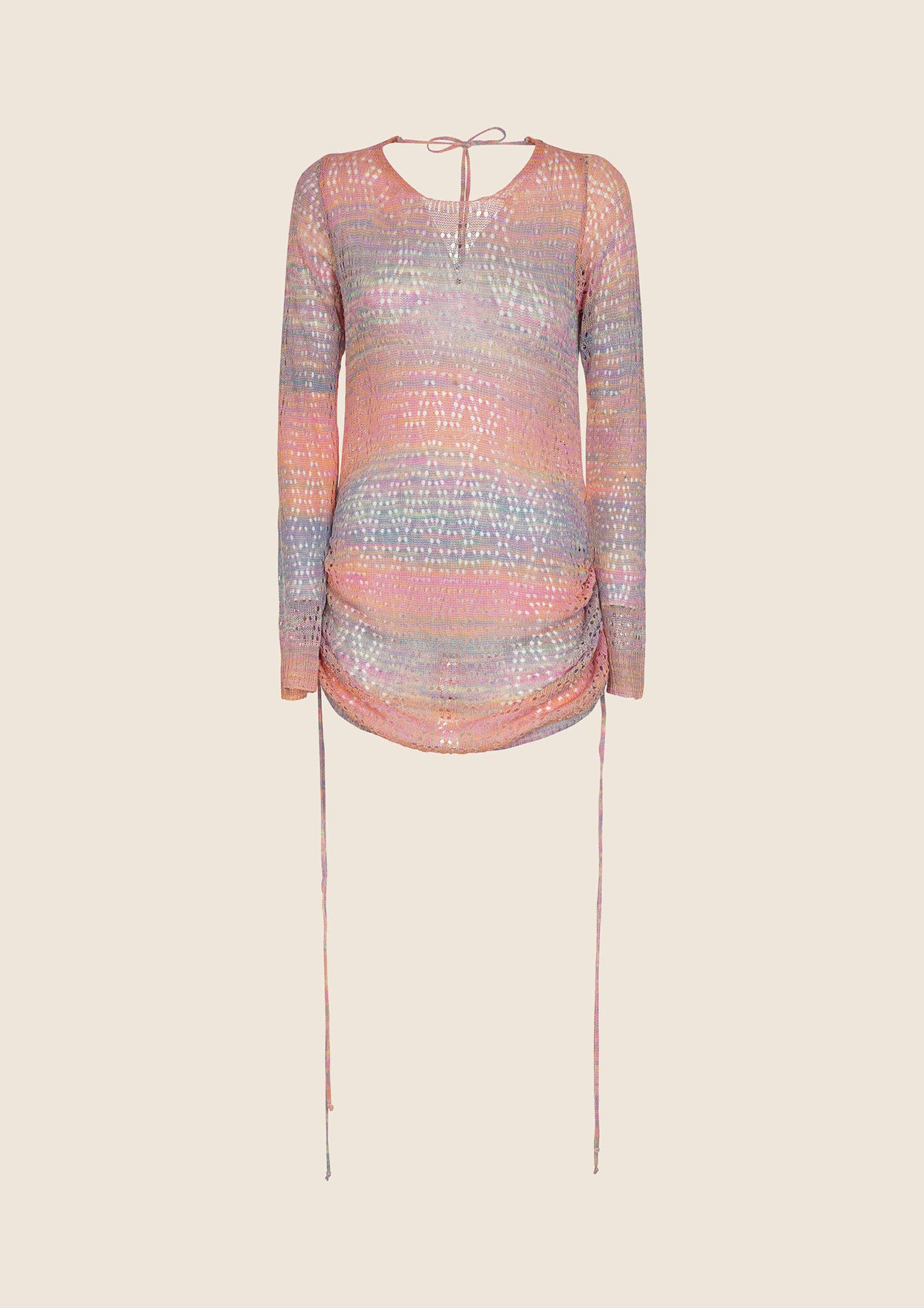 Image of Vrouw korte jurk F**K Multicolor 0936-MC