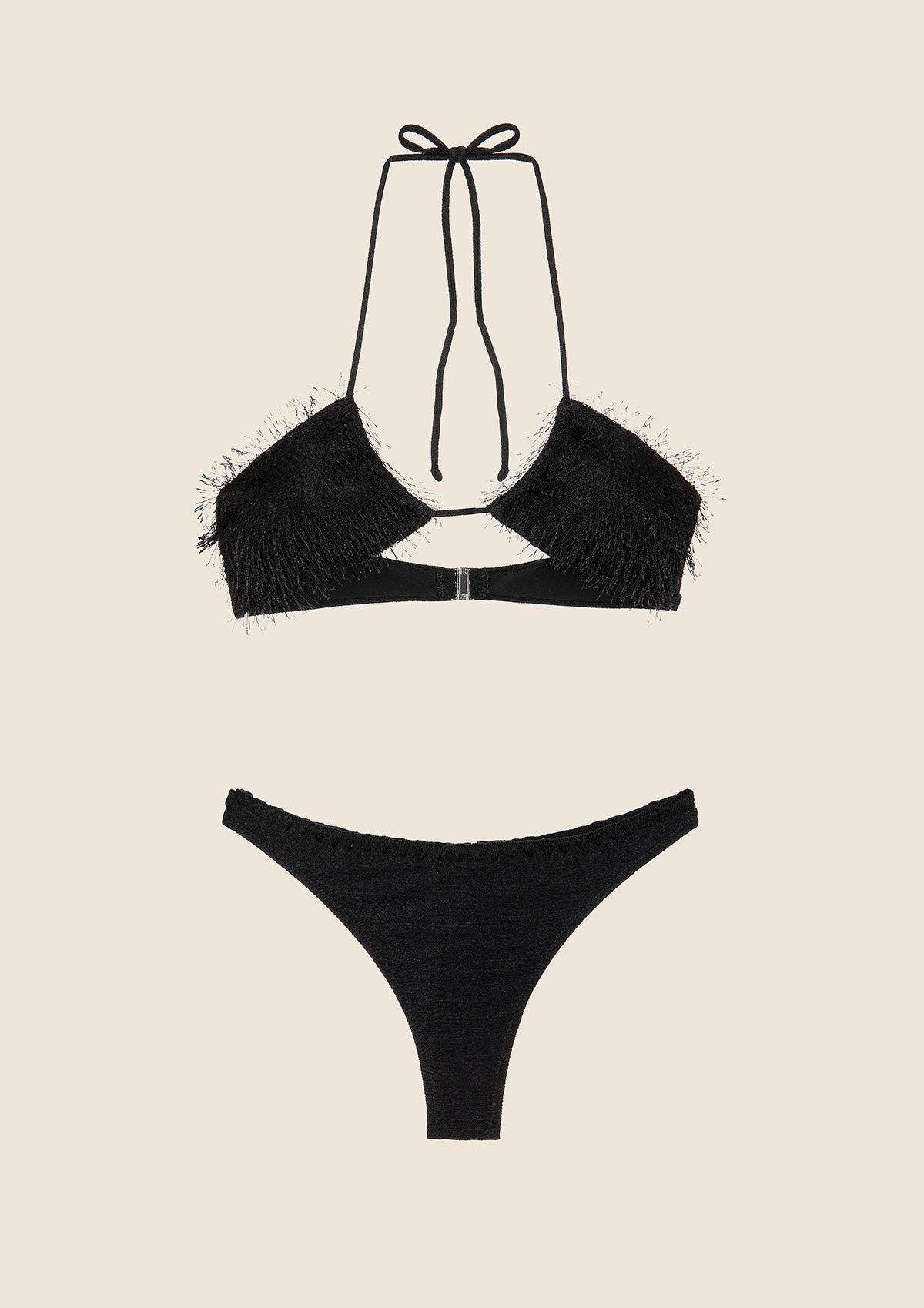 Image of Bikini Donna F**K Fascia con Perizoma Nero 1123-BK