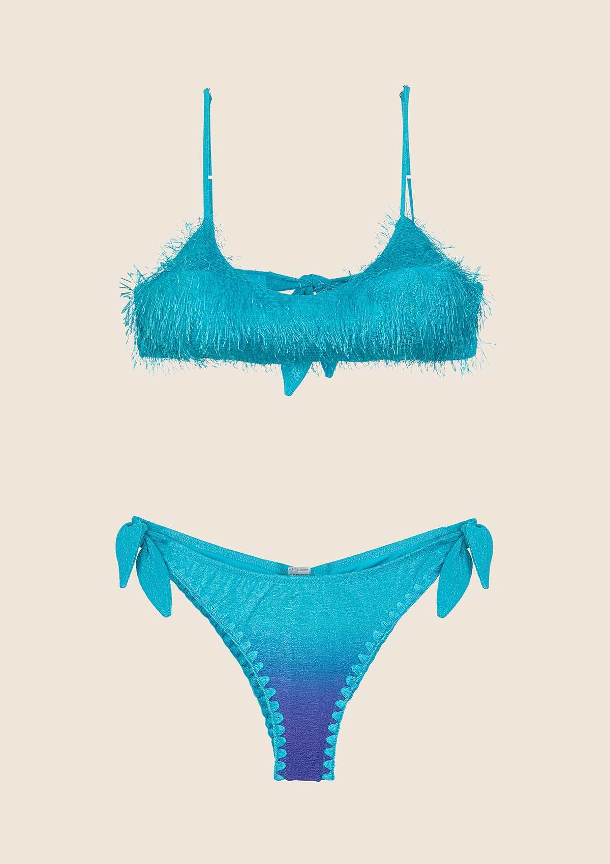 Bikini Donna F**K Top con Slip Regolabile Fantasia 1132-X46