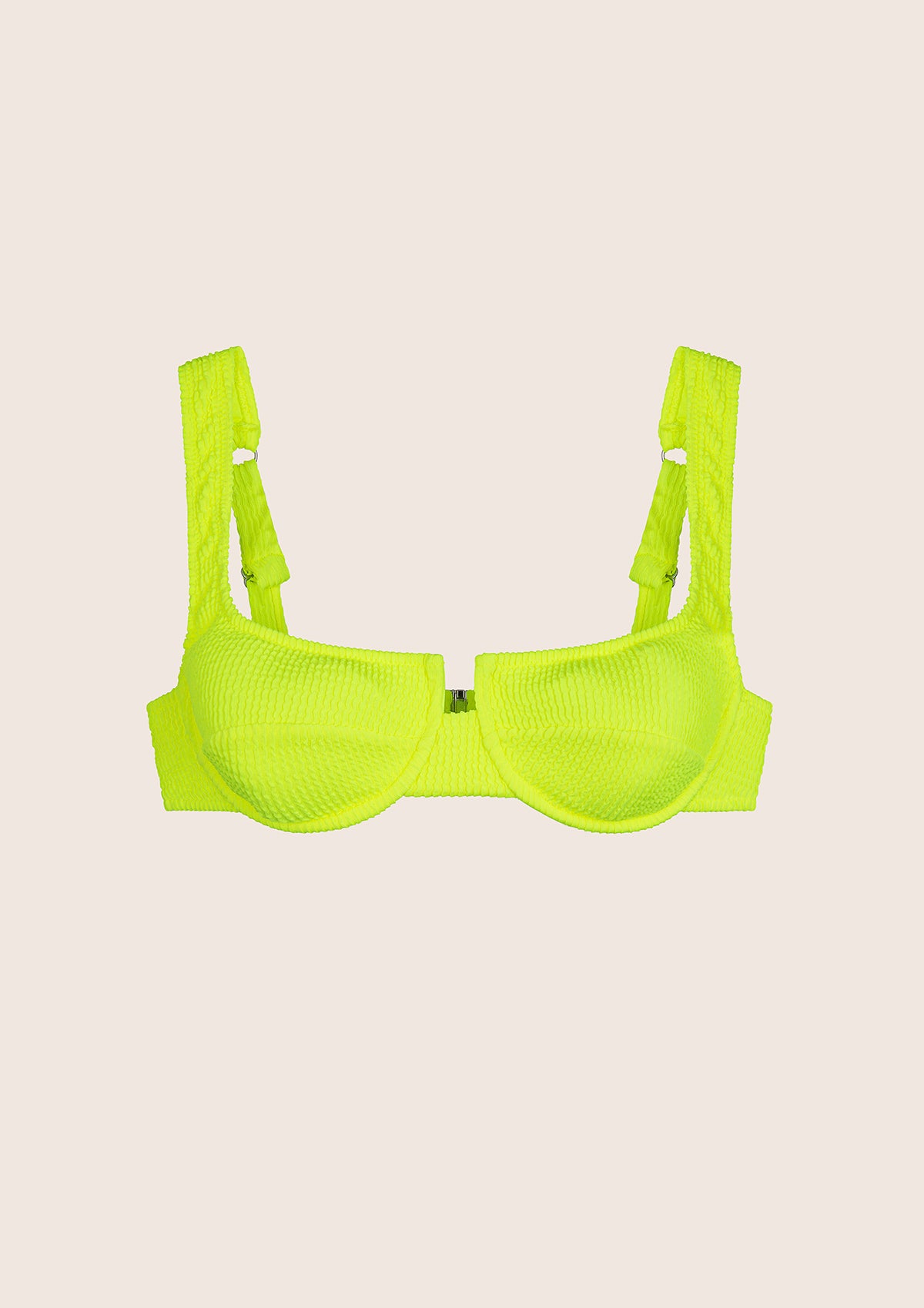 Bra With Ferretto Donna F**K Fluo yellow 1202-Fy