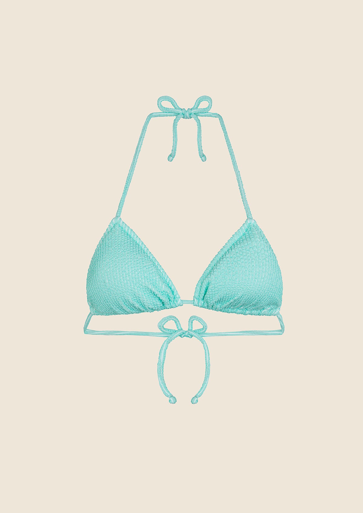 Image of Triangolo Regolabile Donna F**K Verde Acqua 1205-AQ