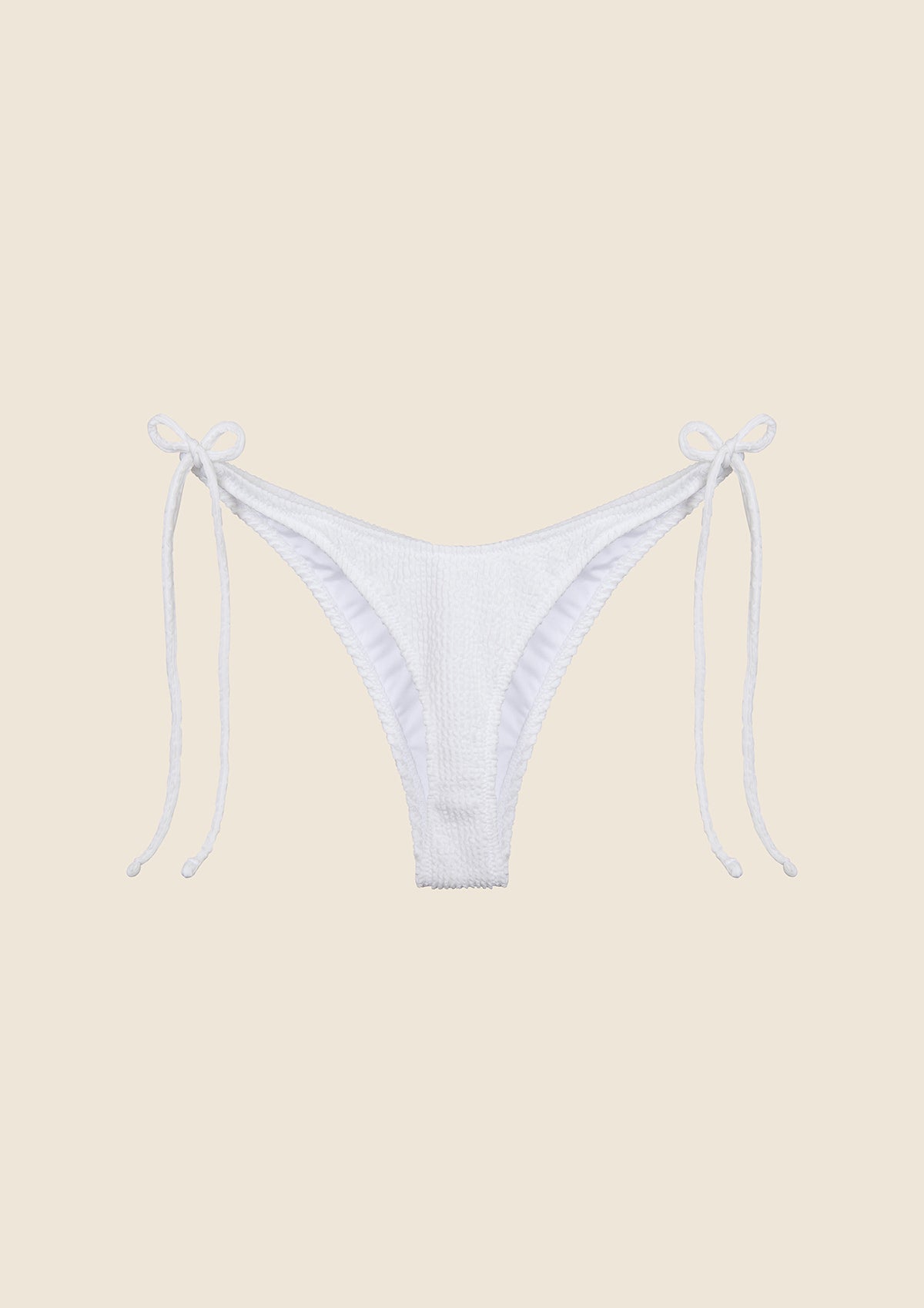 Image of Slip Americano Regolabile Donna F**K Bianco 1220-WH