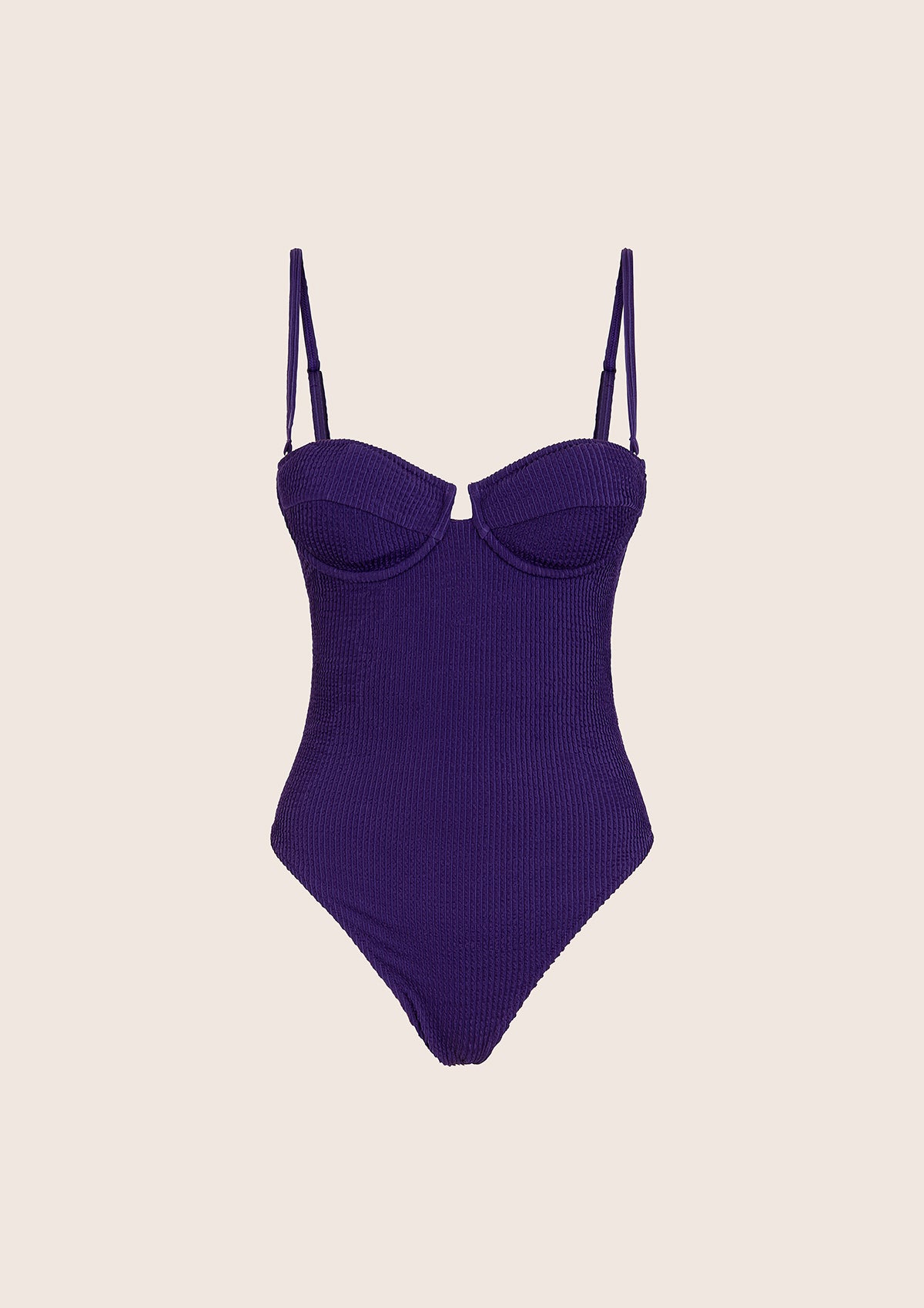 Monokini con Ferretto Donna F**K Viola 1240-PR